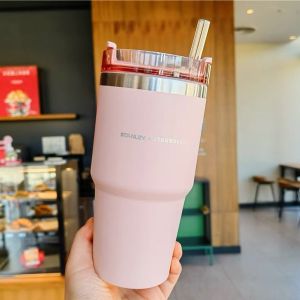 Ly giữ nhiệt starbucks cao cấp 600ml lõi inox chất lượng cao ly cà phê giữ nhiệt starbuck