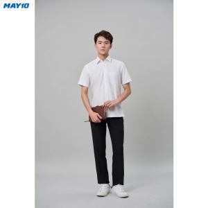 Áo sơ mi trắng nam cộc tay May 10 mã 010122932WON AT049 dáng suông