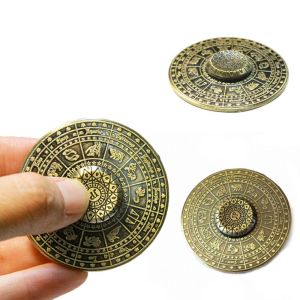 TANFU Constellations Astrolabe Fidget Spinner Destiny Compass Rotating Metal Finger Toy Interesting Pressure Reducing Zodiac Signs Fidget Spinner Office