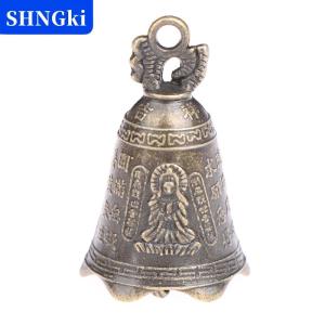 [COD] 🔥🔥🔥SHNGki Cổ chuông Trung Quốc Mini điêu khắc cầu nguyện guanyin Phật chuông Shui phong chuông