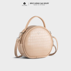 Túi Yuumy (Thời trang nữ dáng tròn cá tính - Túi đeo chéo da Seasand YN217)