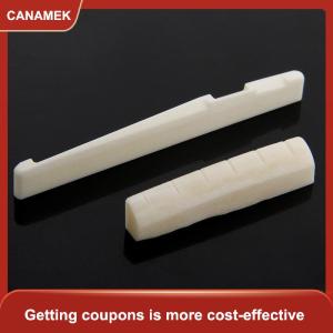 【CANAMEK】 Ngà trâu xương cầu yên ngựa và rãnh Nut cho 6 Chuỗi Acoustic Guitar