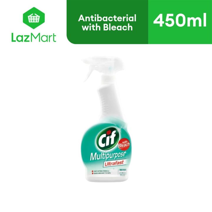 Cif Ultrafast Multi Purpose Antibacterial With Bleach Spray 450ml