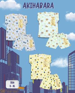 Paket Baju Bayi Setelan Singlet Kutung Kaos Anak Ridges 3pcs Akihabara / Setelan Bayi Kutung / Setelan Bayi Laki-laki dan Perempuan / Baju Bayi adem / Baju Santai Anak