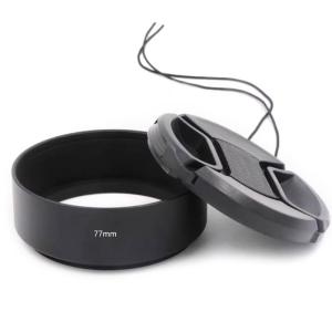 37 39 40.5 43 46 49 52 55 58 62 67 72 77 82mm Metal Lens Hood Cylindrical Design for Photography and Videography