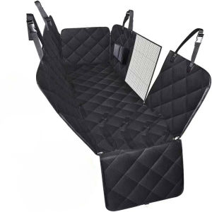 Pet Dog Car Seat Cover With mesh window Pet Backseat Cover for Cars Waterproof & Nonslip Dog Seat Cover Waterproof Pad