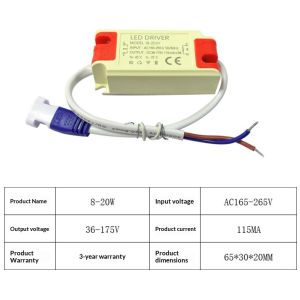 WH HOME MI LED Driver Power Supply External Driver 8-20W 8-24W 20-36W 28-50W 40-65W 40-72W 32-48W 48-60W 60-80W 100W