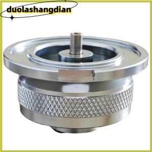 [Duola] 1 PCS Flat Cylinder To Gas Cylinder Adapter Outdoor Camping Butane Gas Cylinder Torch Adapter