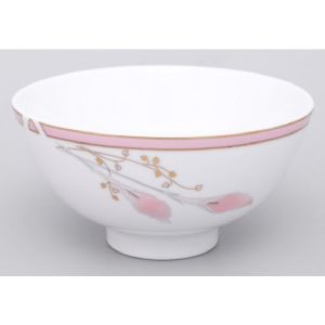 Bộ 10 Chén cơm đường kính 11 cm sứ Chuan Kao hoa lan hồng 1012 cao cấp