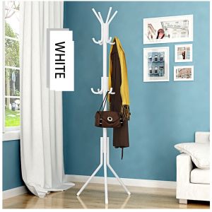 12 Hooks Tree Style Clothes Rack Organizer Hanging For Coat Scarf Umbrella Multi Functional