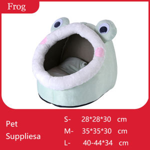 Lowest Price🔥Cat bed tempat tidur kucing Pet dog bed Foldable removable washable for Cat Dog House Indoor Cartoon Pet Nest