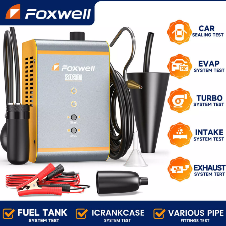 Foxwell SD201 12V Car Smoke Leak Detector EVAP Smoke Leak Tester