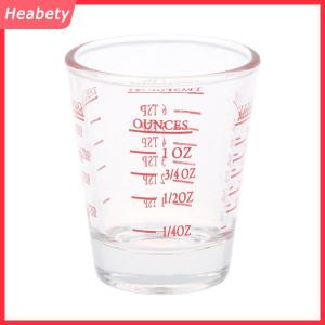 Heabety  1PC 30 ml thủy tinh đo cup với quy mô bắn thủy tinh lỏng thủy tinh ounce cup