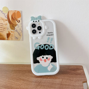 💕เคสลายการ์ตูน💕สาวน้อยน่ารัก เคสโทรศัพท์มือถือ for iPhone 11 13 15 12 14 Pro Max Xs Max XR 6 7 8 Plus 14 15 Plus SE 2020 2022 ลายการ์ตูนมอนสเตอร์ เคสเคลือบนิ่ม สําหรับไอโฟน
