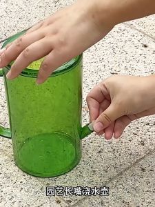 1.5L Thick-Plastic Garden Watering Pot Stainless Steel Long-Mouth Large-Capacity Watering Can