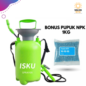 ISKU Pressure Sprayer Multi Fungsi 5L Alat Semprot Tanaman Rumput Dan Bunga Viral