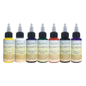 7 Warna 30ml/botol  Pigmen Tato Tinta Tato Makeup Semi-permanen Profesional Tahan Lama