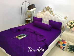 Bộ drap thun trơn 2mx2m và 2m2x2m (4-5 món). Lamabedding - Chăn ga gối Minh Anh - Drap MInh Anh chuyên sỉ - Minh Anh Bedding