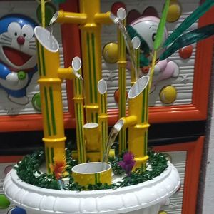 HIASAN RUMAH AIR MANCUR BAMBU HIAS MINIMALIS DEKORASI RUANGAN UKURAN 40 CM