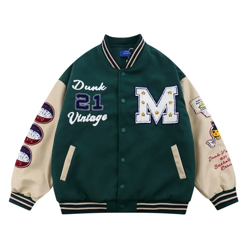 Vintage baseball bomber hot sale