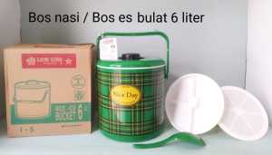 Bos nasi / Tempat es batu Rice-Ice Bucket 6 - 8 - 10 - 12.5  liter / Lion star / Plastik