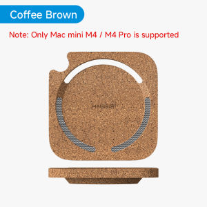 Hagibis giá để bàn cho Mac Mini M4/M4 Pro 2024 chống bụi cà phê nút chai Giá đỡ giá chìa tản nhiệt chủ Phụ Kiện Làm mát