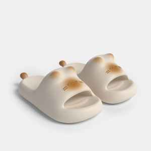 New Cute Kitten Sandals Slippers Summer Home Cartoon Cute Pet Slippers Ladies Can Be Worn Outside Thick Bottom Slippers H260729
