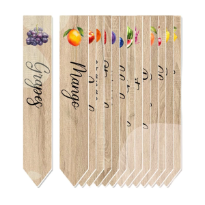 ชุดป้ายชื่อพีวีซีอเนกประสงค์กันน้ำ14ชิ้นสำหรับตกแต่งสวนผลไม้สวนผัก