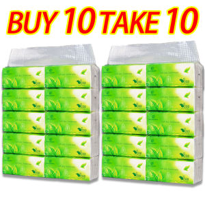 【Buy 1 Take 1】Facial Tissue Paper towel 4 ply 300 sheets paper towel automobile toilet paper hand paper