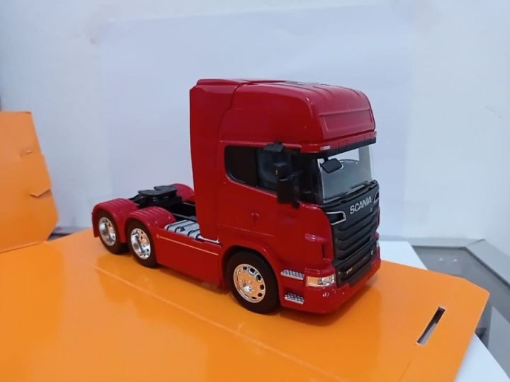 Diecast truk scania Head truck miniatur mobil welly 1:32 harga
