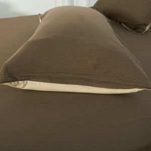 Cotton Pure™ Coyote Brown Jersey Cotton Pillow Case