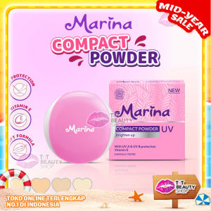 Marina Compact Powder UV Brighten Up 12gr - Bedak Padat Marina