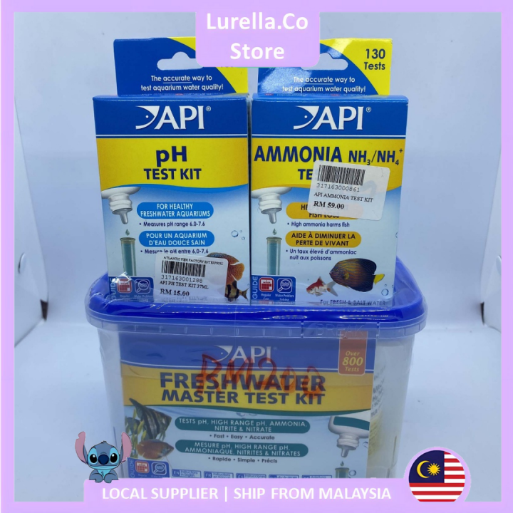 API PH AMMONIA NO3 NO2 TEST KITS AQUARIUM Lazada