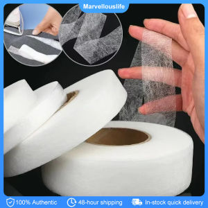 Double-sided Non-woven Interlining Adhesive Tape Iron on Hem Tape Edge Shorten Repair Pants for Hats Clothes DIY Sewing Tool