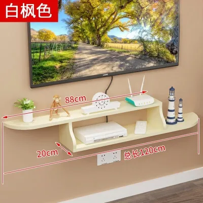Tv Console Cabinet High TV Rack Cabinet TV Display Cabinet Solid Wood Tv Console Cabinet Background Wall Decoration Shelf Wall Hanging Compact and Easy to Install 电视柜