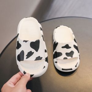 1-10 Years Old Baby Toddler Slippers Cartoon Soft-Soled Anti-Slip Home Shoes Boys & Girls Childrens Cute Cow/Zebra Pattern Casual Comfortable Suitable For 1 2 3 4 5 6 7 8 9 Children Wear㏇X0422