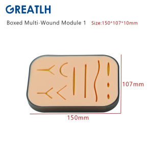 Đệm Thực Hành Khâu Da Y Tế MEDGREAT Mô-đun Khâu Nhiều Loại Vết Thương Dụng Cụ Giảng Dạy Cho Sinh Viên Y Khoa