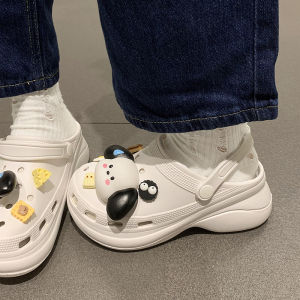 LHSunshine เข้าใหม่ รองเท้าแตะแฟชั่นหัวโต ส้นสูง2นิ้ว พื้นนิ่มสวมใส่สบาย มาพร้อมการ์ตูนติดลายน้องหมา บอกเลยโคตรน่ารัก 5 สีสันให้ซื้อกันแบบจุใจ เลือกไซซ์และสีได้เลย