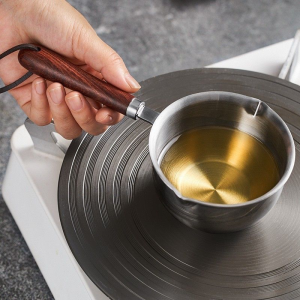 304 Thép Không Gỉ Dầu Nóng nồi nhỏ Dầu Giật Gân Tạo Tác Dầu Đổ Dầu Đốt Dầu Đặc Biệt nồi nhỏ Cho Dầu Nóng Nhỏ chảo dầu cốc đựng sữa Nhỏ