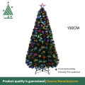 Fiber Optic Christmas Tree, Prelit Artificial Christmas Tree with Color Changing Lights and Top Star. 