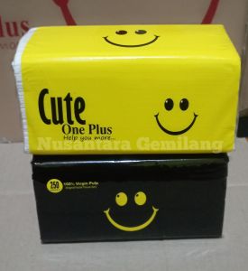 Tissu Cute 250 Sheets 2 Ply Facial Tisu Cute 250 Sheets 2 ply Smile