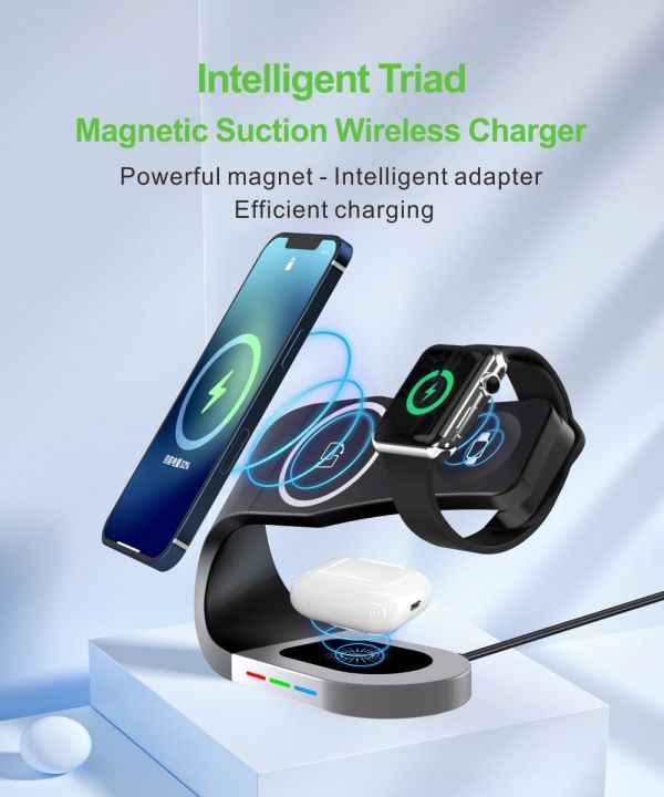 wireless charging stand for mobile phones