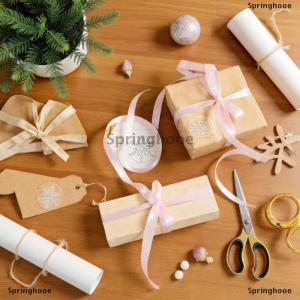 [COD] Springhooe 500 Sheets roll Transparent Snowflakes Stickers Christmas Tags Stickers For Kids Gift Baking Package Envelope Decor Stationery