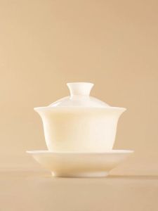 Yueji Kiln Icy Jade Porcelain - Premium White Porcelain Tea Set