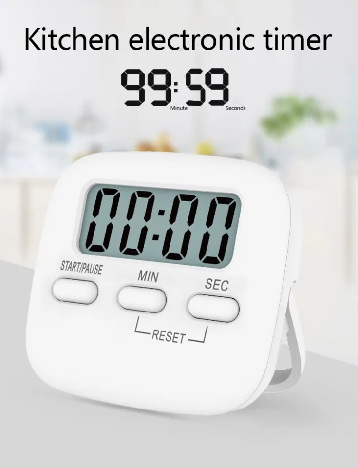 4 Piece Digital Kitchen Timer, Big Digit Countdown Timer, Loud Alarm  Timers, Magnetic Back and Off Switch, Classroom Timer for Teachers Kids