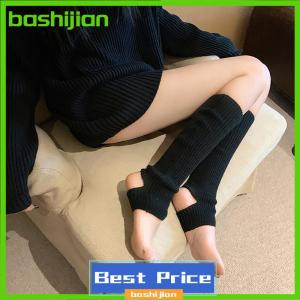 bashijian Y2k Winter Leg Warmers Fluffy Goth Accessories Gothic Lolita Knit Long Socks Women Legs Warmers Lady Sock Gothic Stylish Legging