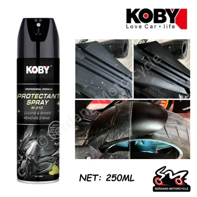 KOBY Protectant Spray 250ML Shine Surface Shining Clean Kilat Bersinar Motosikal