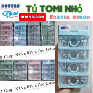 Tủ nhựa duy tân Tomi Nhỏ Màu Pastel Siêu Kute