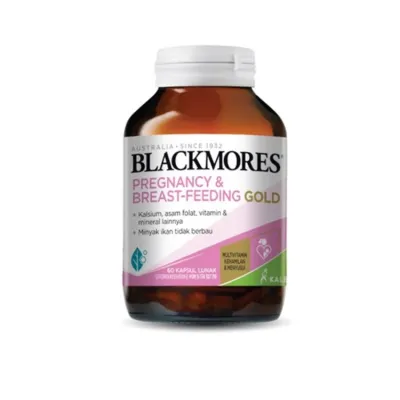 Blackmores Pregnancy and Breastfeeding Gold 60 Kapsul BPOM Kalbe