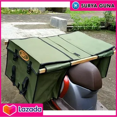 Tas Motor Tas Kurir Delivery Saddle bag motor